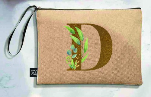 handbag letter d - wedding gifts